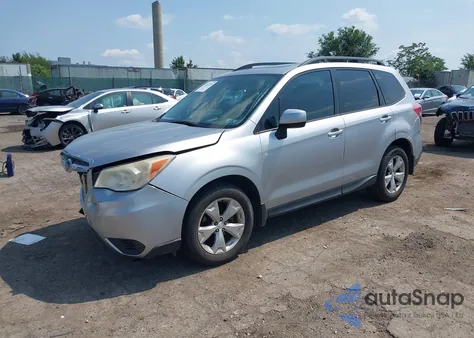 2014 Subaru Forester 2.5I Premium from USA, damaged, VIN JF2SJAEC9EH402074